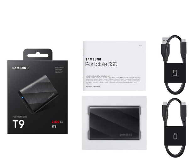 SAMSUNG T9 2TB USB 3.2 Gen.2 MU-PG2T0B/EU - 1186438 - zdjęcie 7